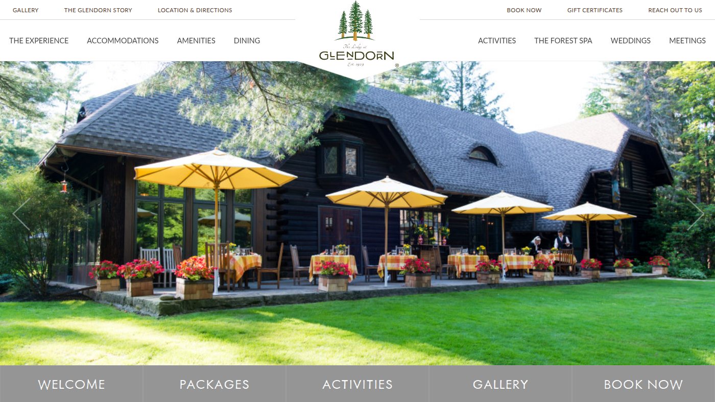 The home page of glendorn.com