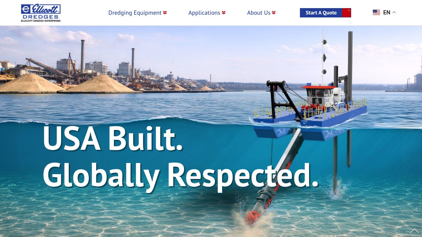 The home page of dredge.com