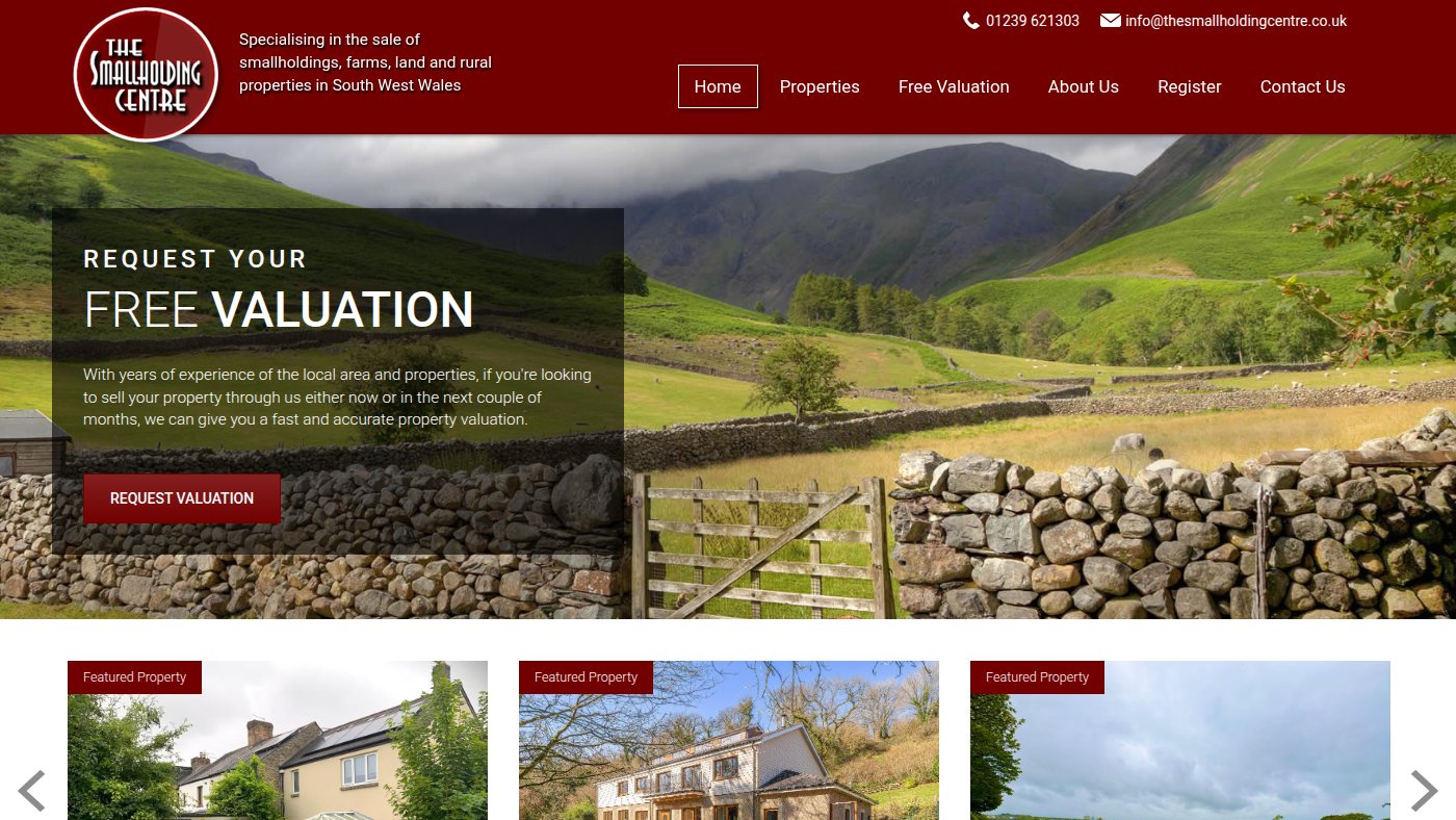 The home page of thesmallholdingcentre.co.uk