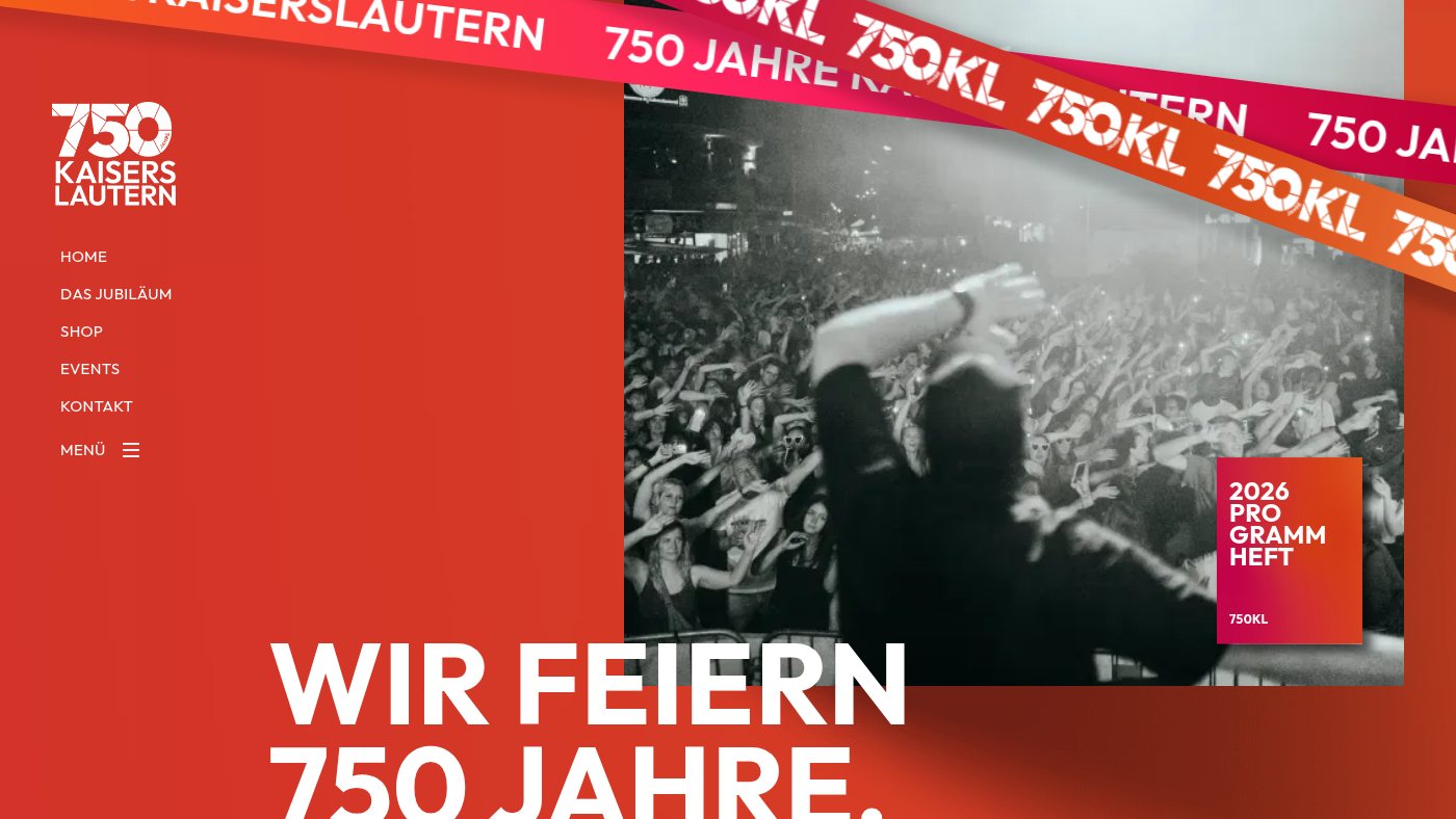 The home page of 750kl.de