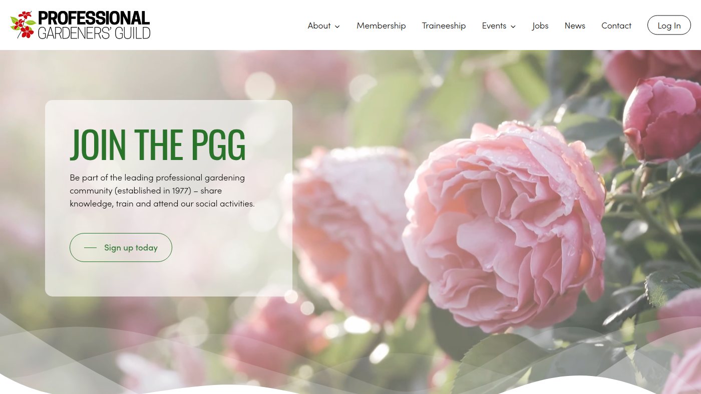 The home page of pgg.org.uk
