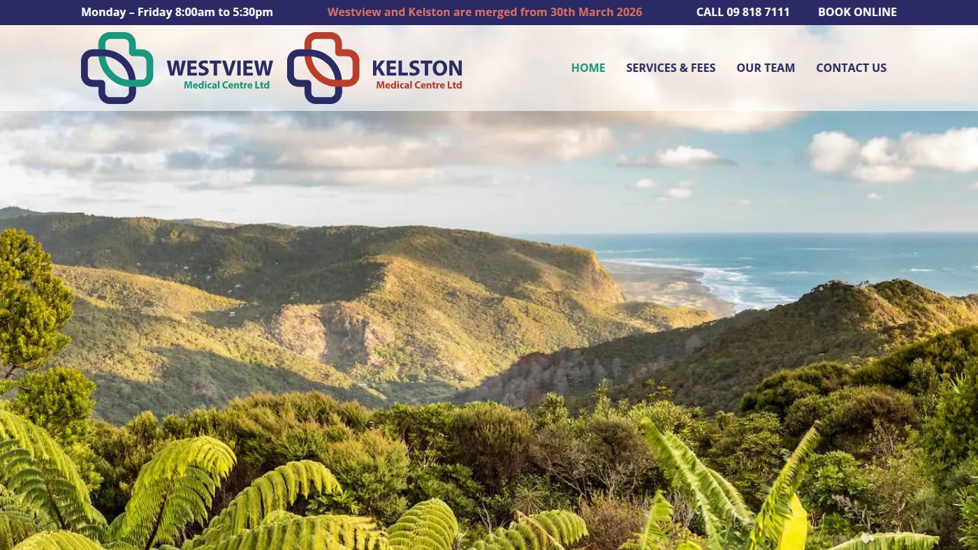The home page of westviewmedical.co.nz