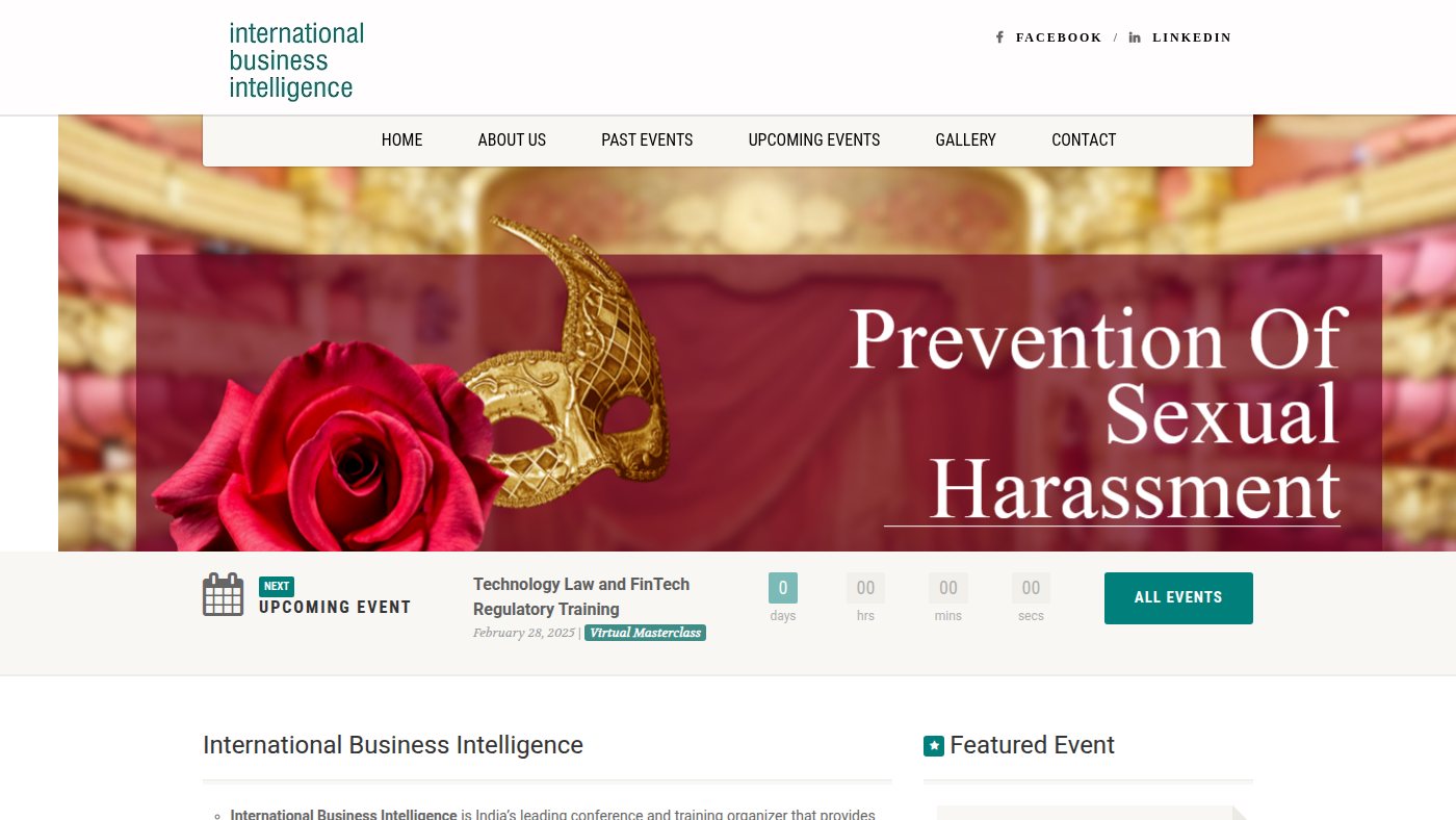The home page of ibiind.com