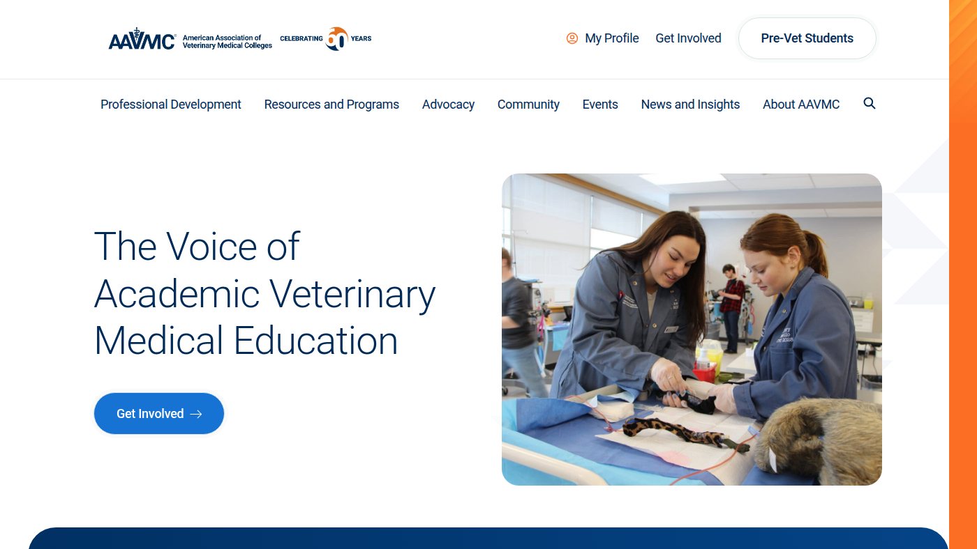 The home page of aavmc.org