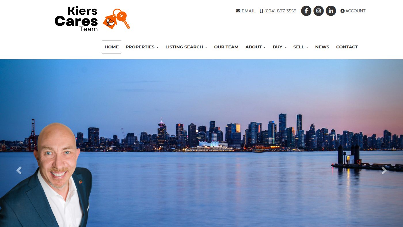 The home page of charliekiers.com