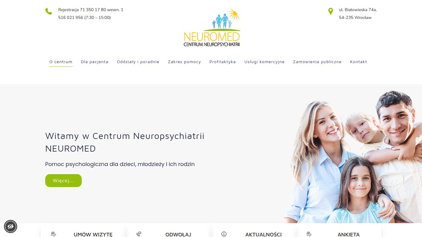 The home page of neuropsychiatria.com
