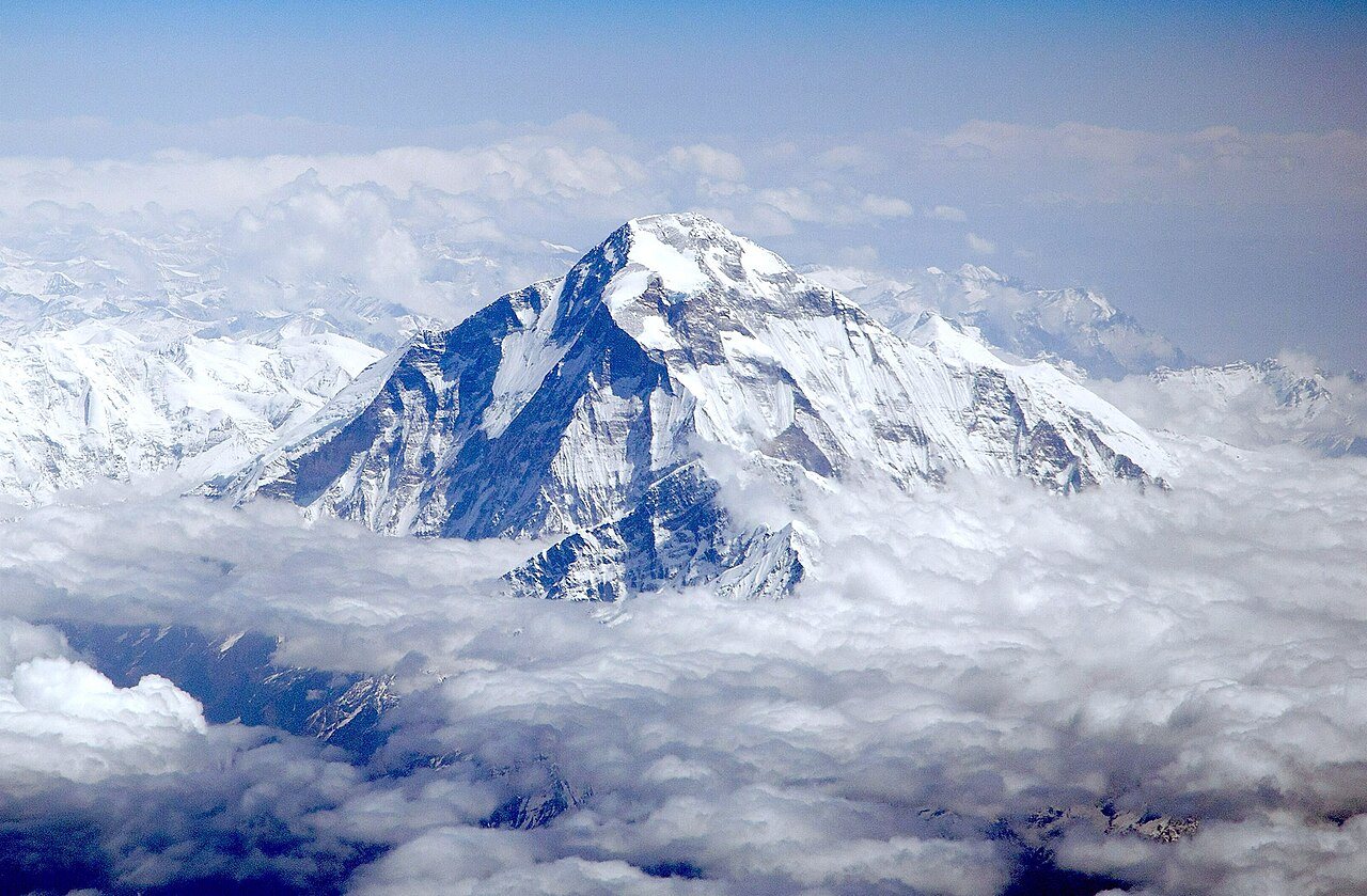 A tentativa de Messner de alcançar o cume do Dhaulagiri em 1977 fracassou na face sul