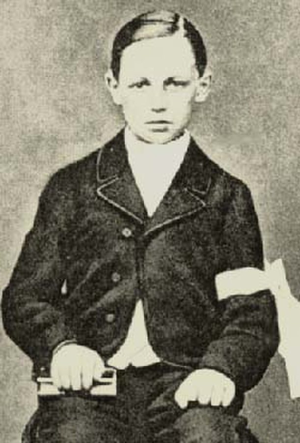 Rimbaud no dia da sua Primeira Comunhão