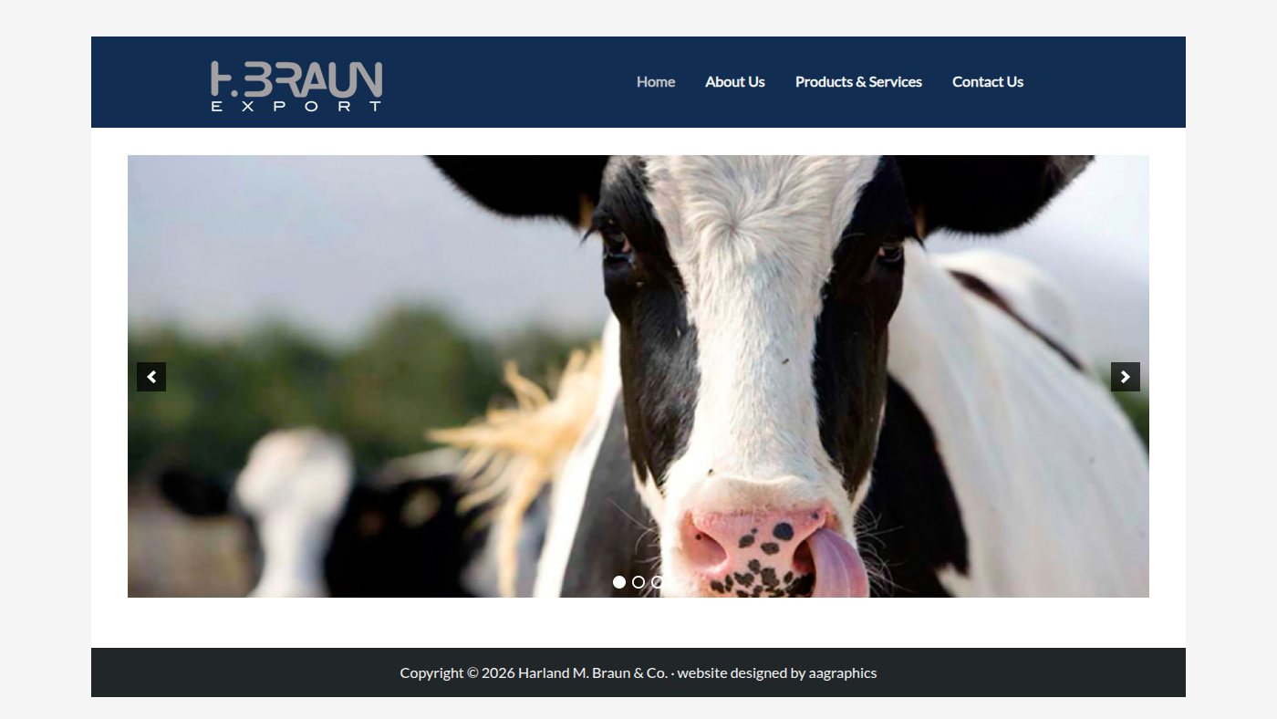 The home page of braunexp.com