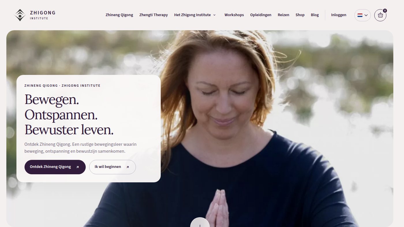 The home page of zhigong.nl