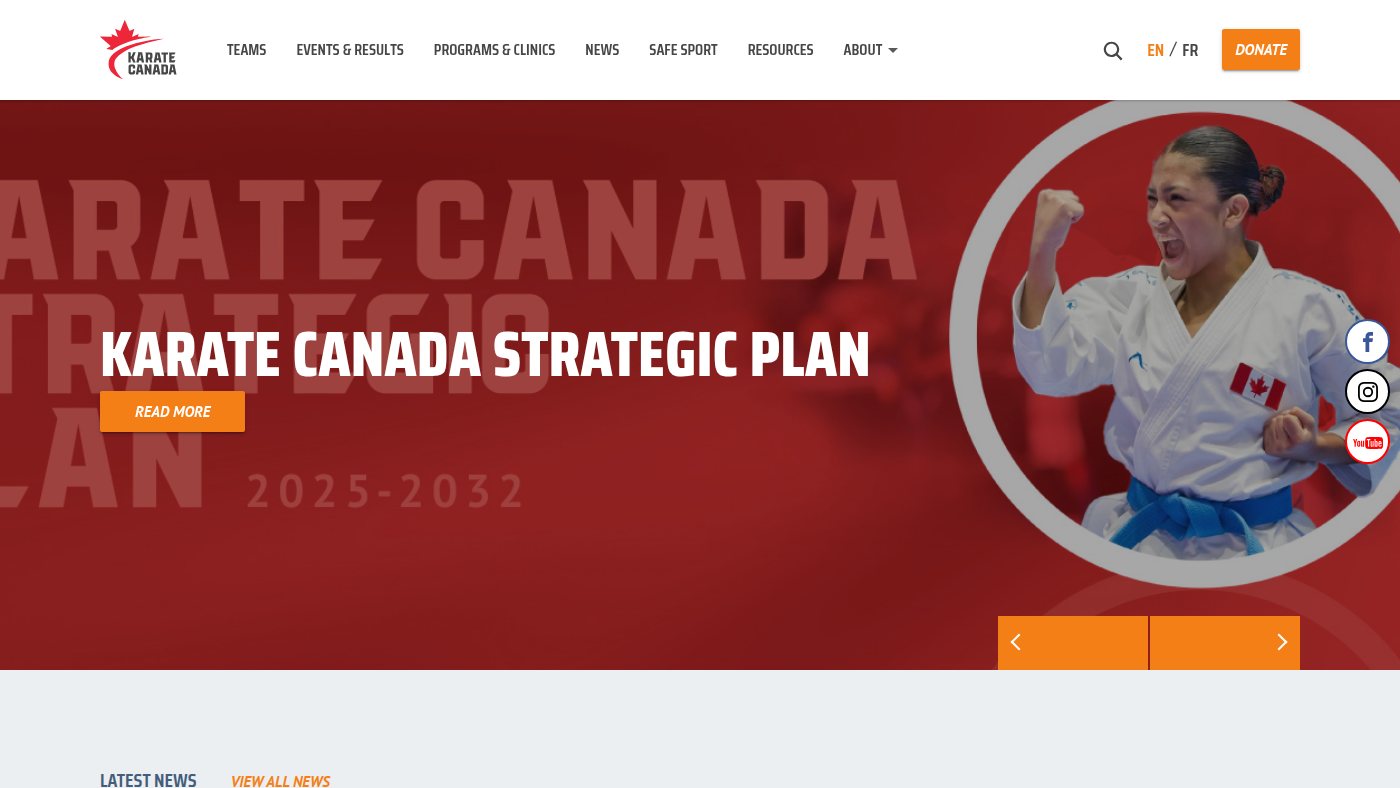 The home page of karatecanada.org
