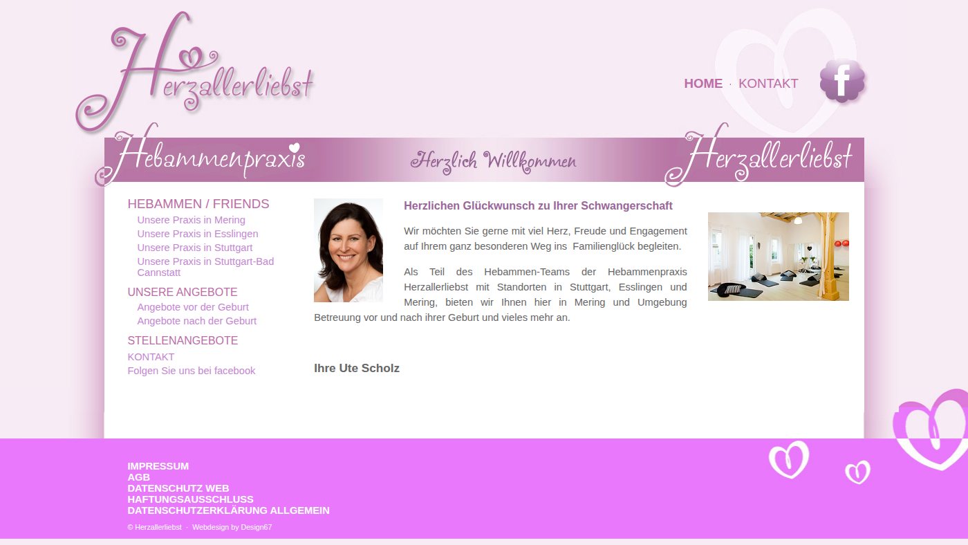 The home page of hebamme-mering.de