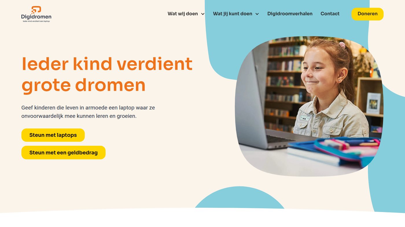 The home page of digidromen.nl