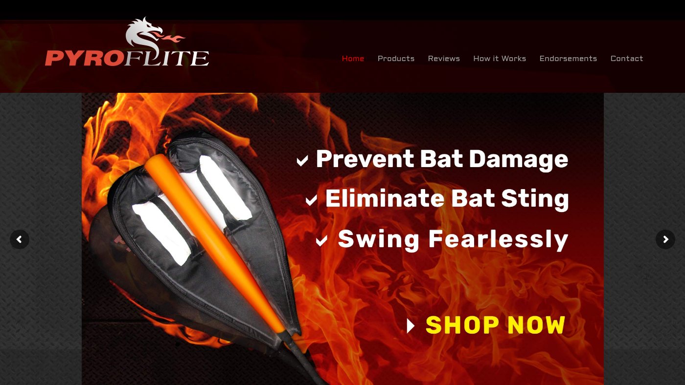 The home page of batwarmer.com