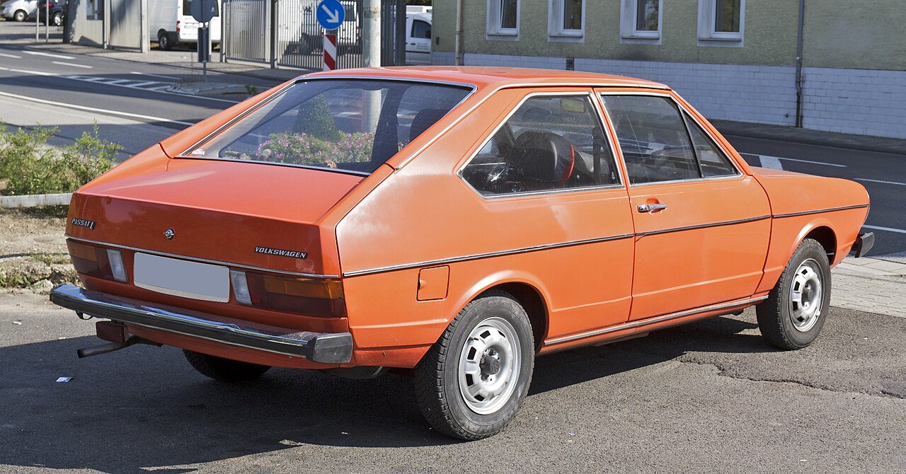 Volkswagen Passat B1 Zweitürer, europäischer Markt