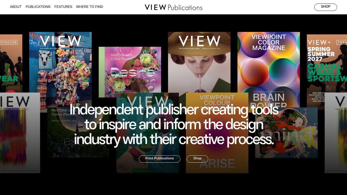 The home page of view-publications.com
