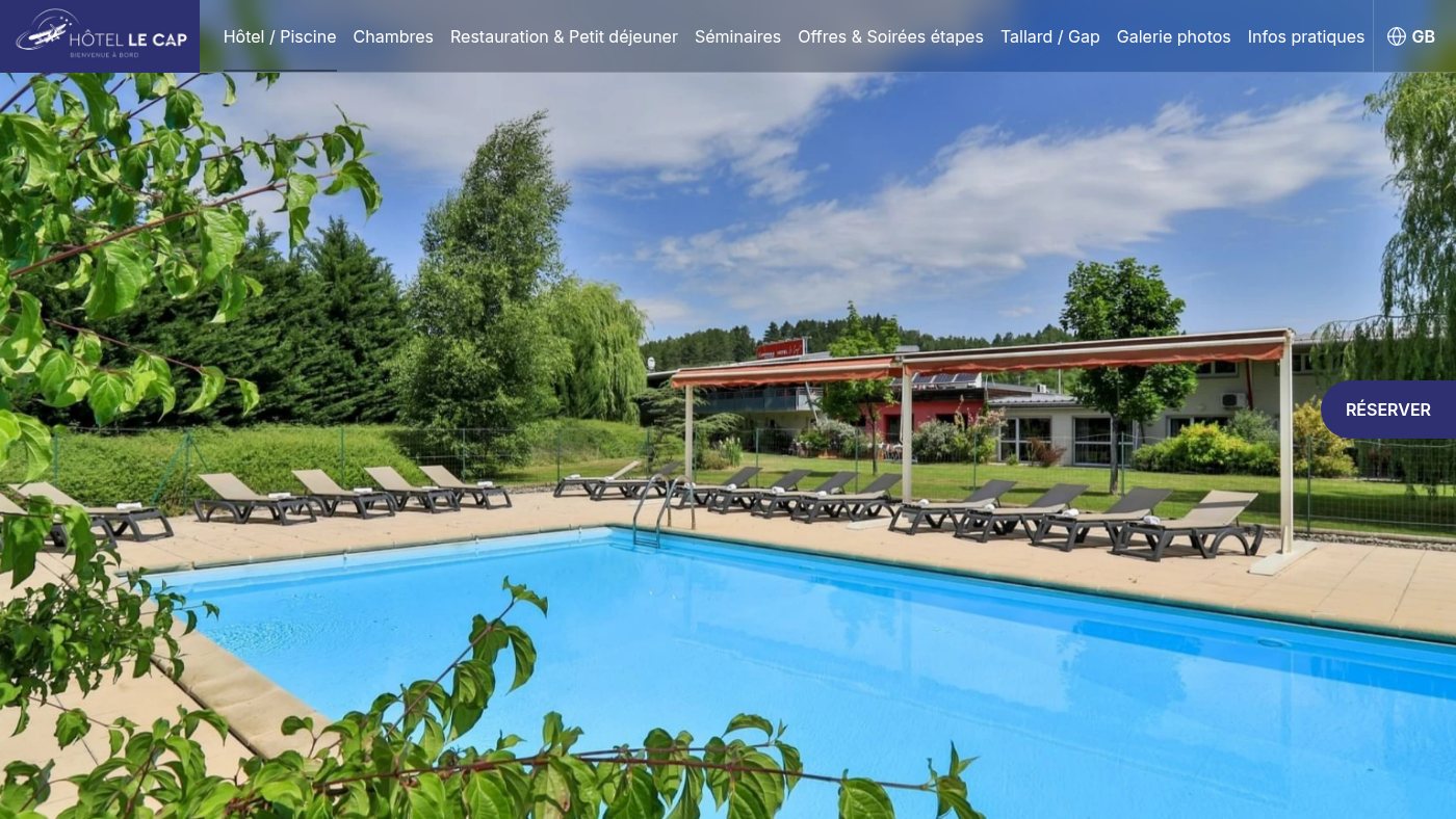 The home page of lecapresort.com
