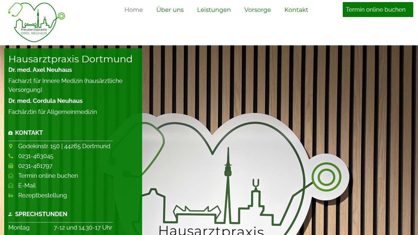 The home page of hausarzt-dortmund-sued.de