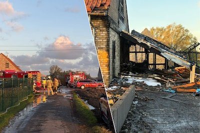 Wellness van vakantiehoeve in Diksmuide volledig uitgebrand: 28 gasten kunnen tijdig ontkomen