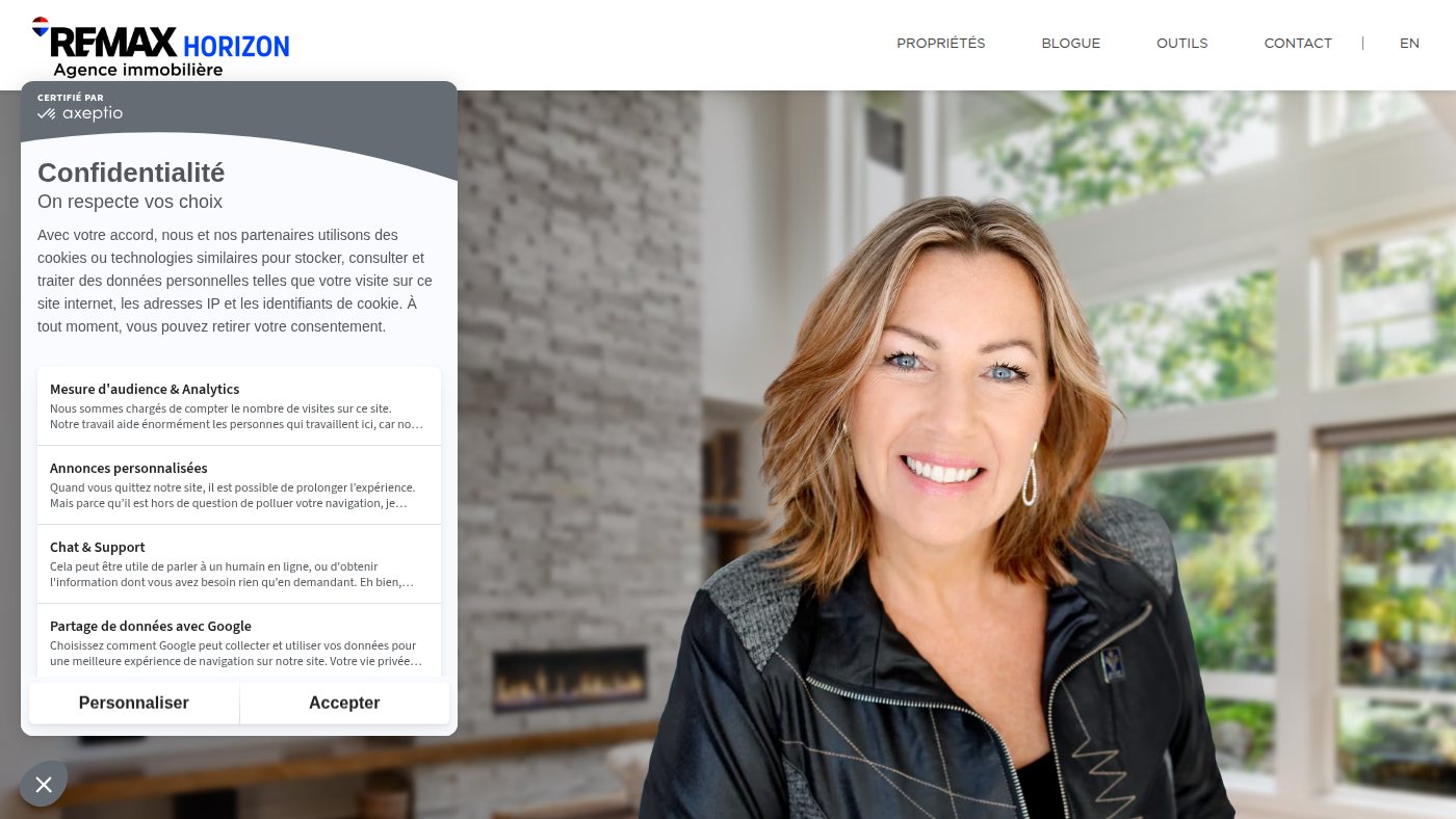 The home page of carolemarceau.com