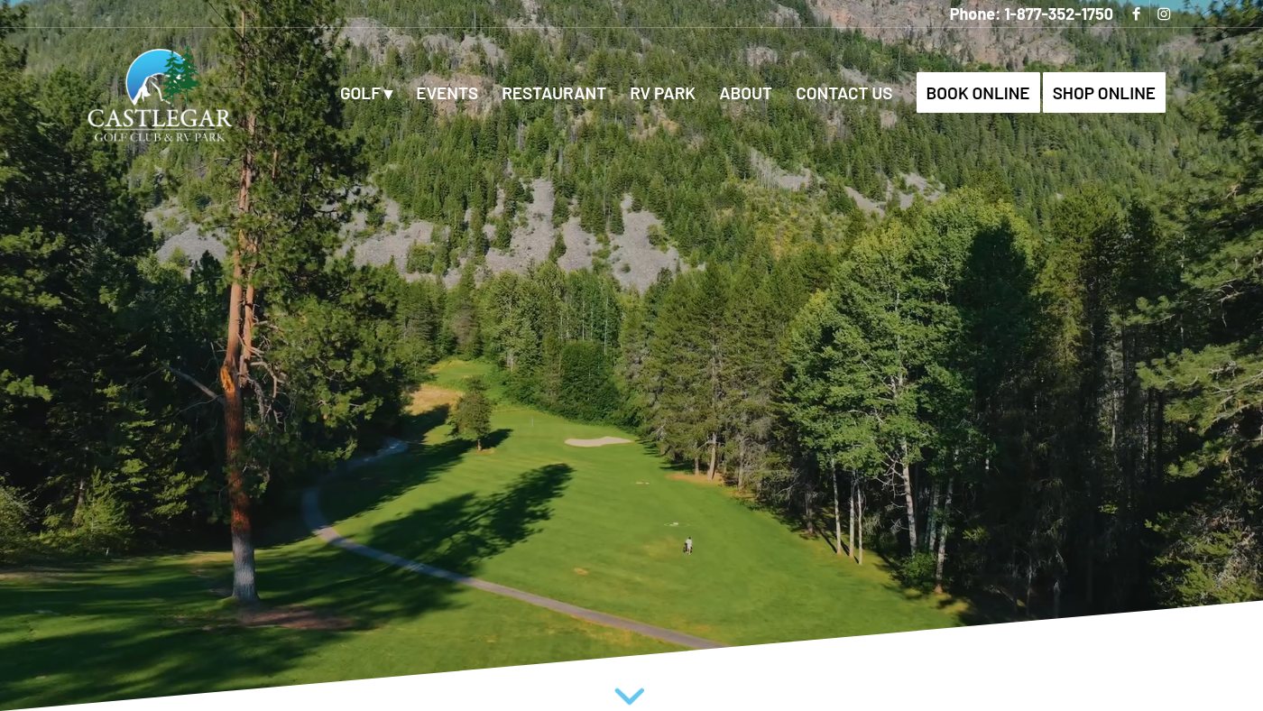The home page of golfcastlegar.com