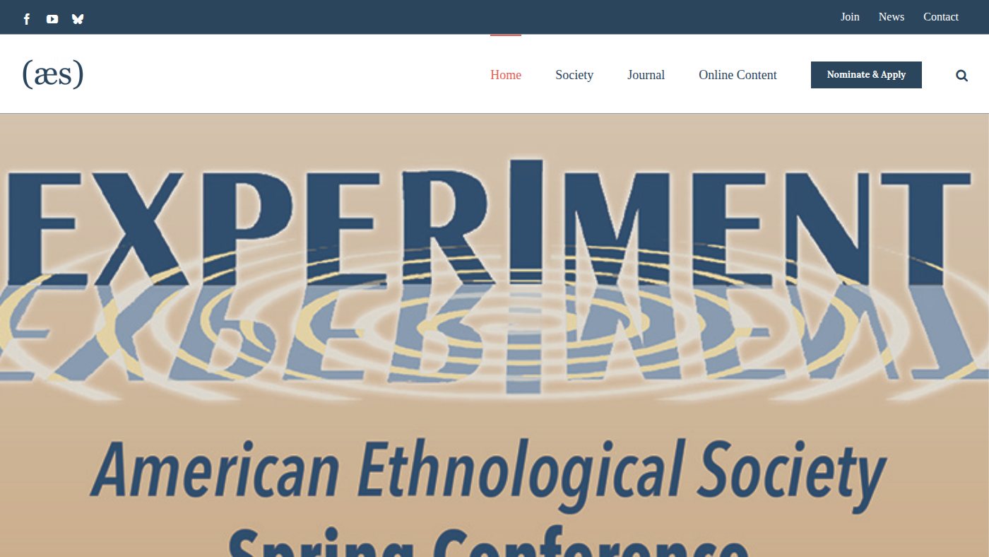 The home page of americanethnologist.org