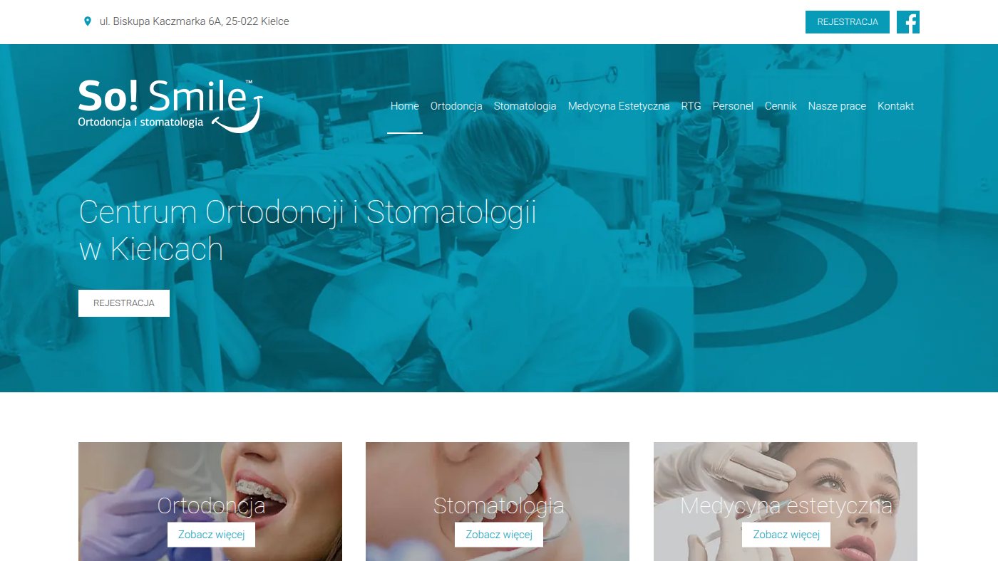 The home page of so-smile.pl