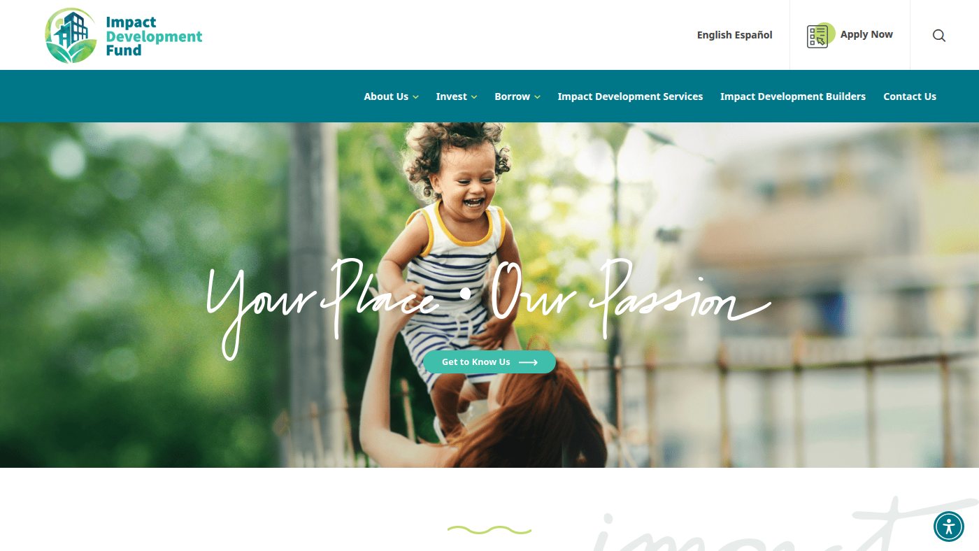 The home page of impactdf.org