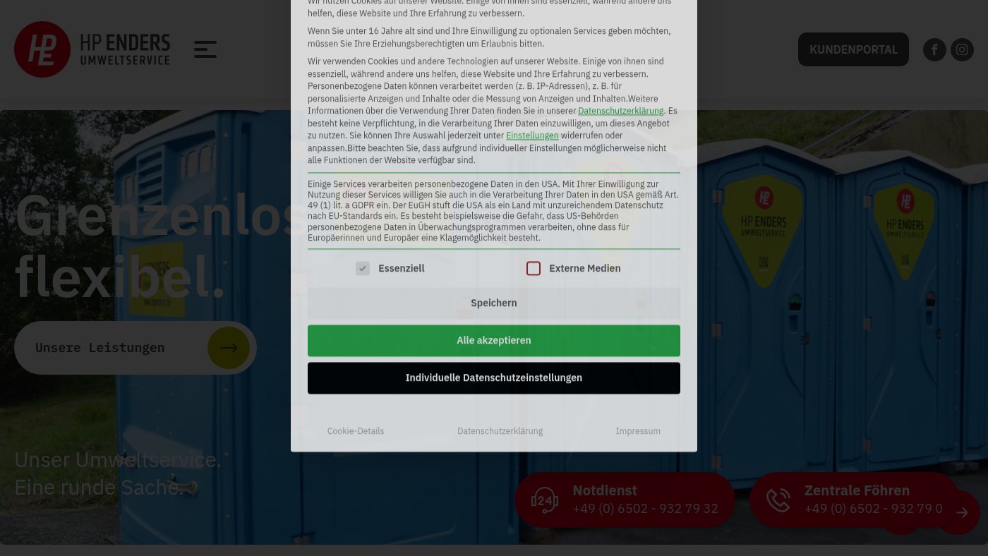 The home page of hpenders.de