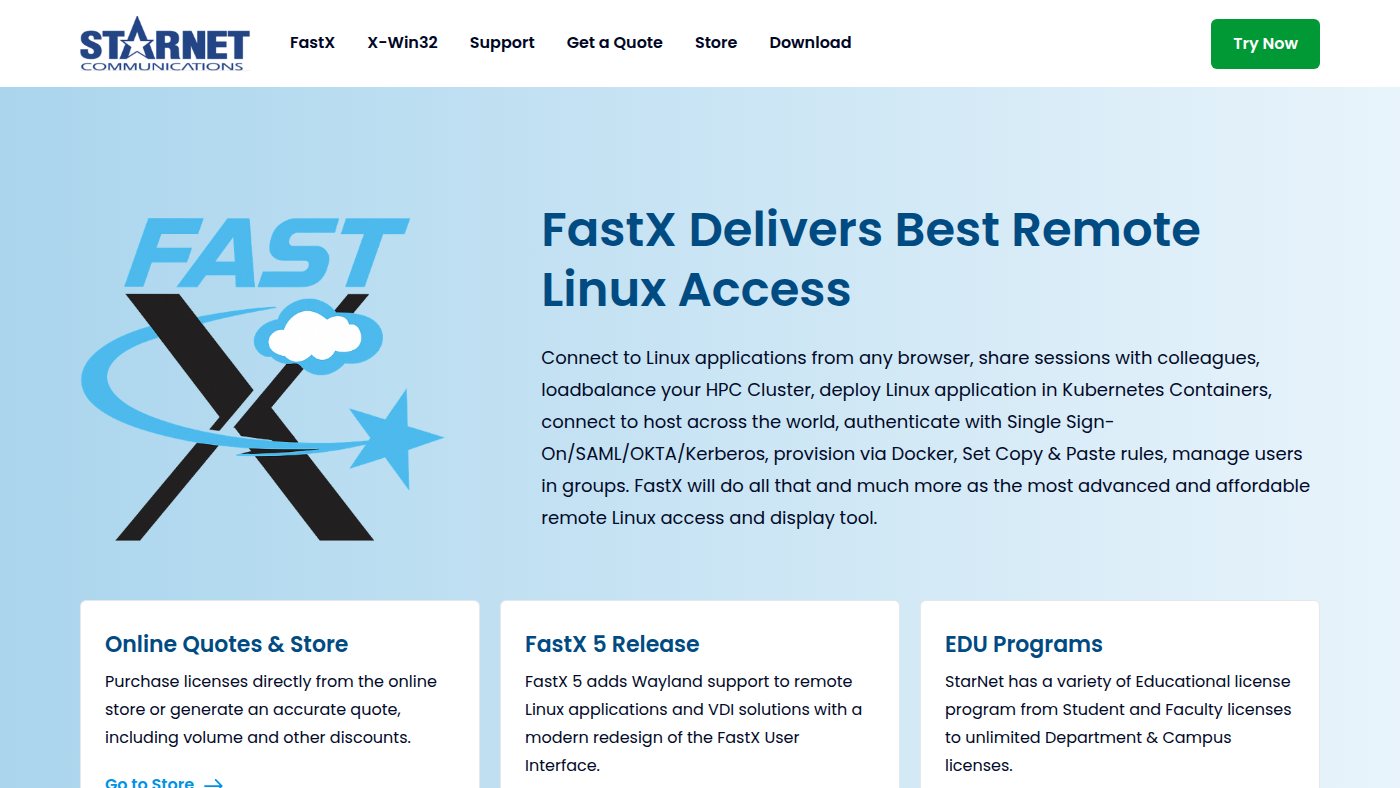 The home page of starnet.com
