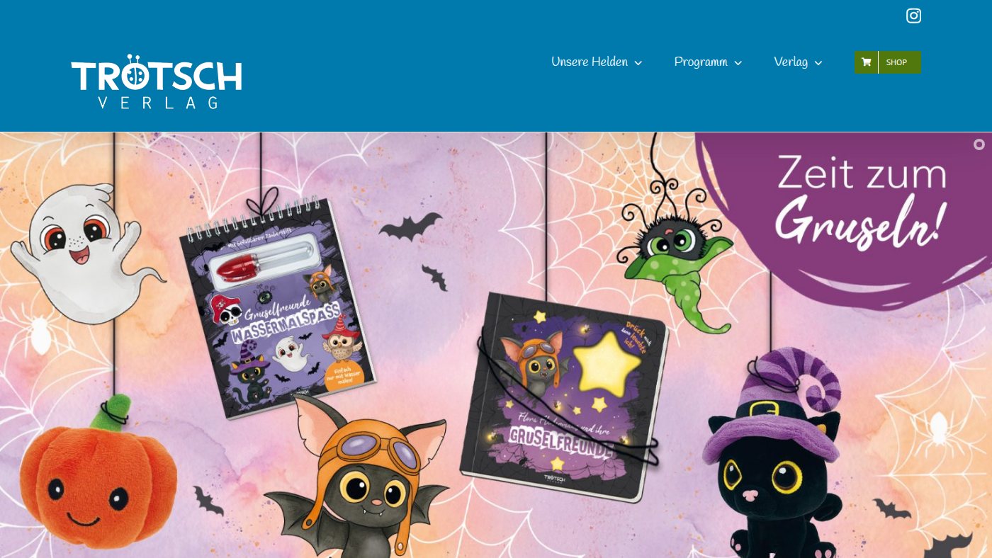 The home page of troetsch-verlag.de