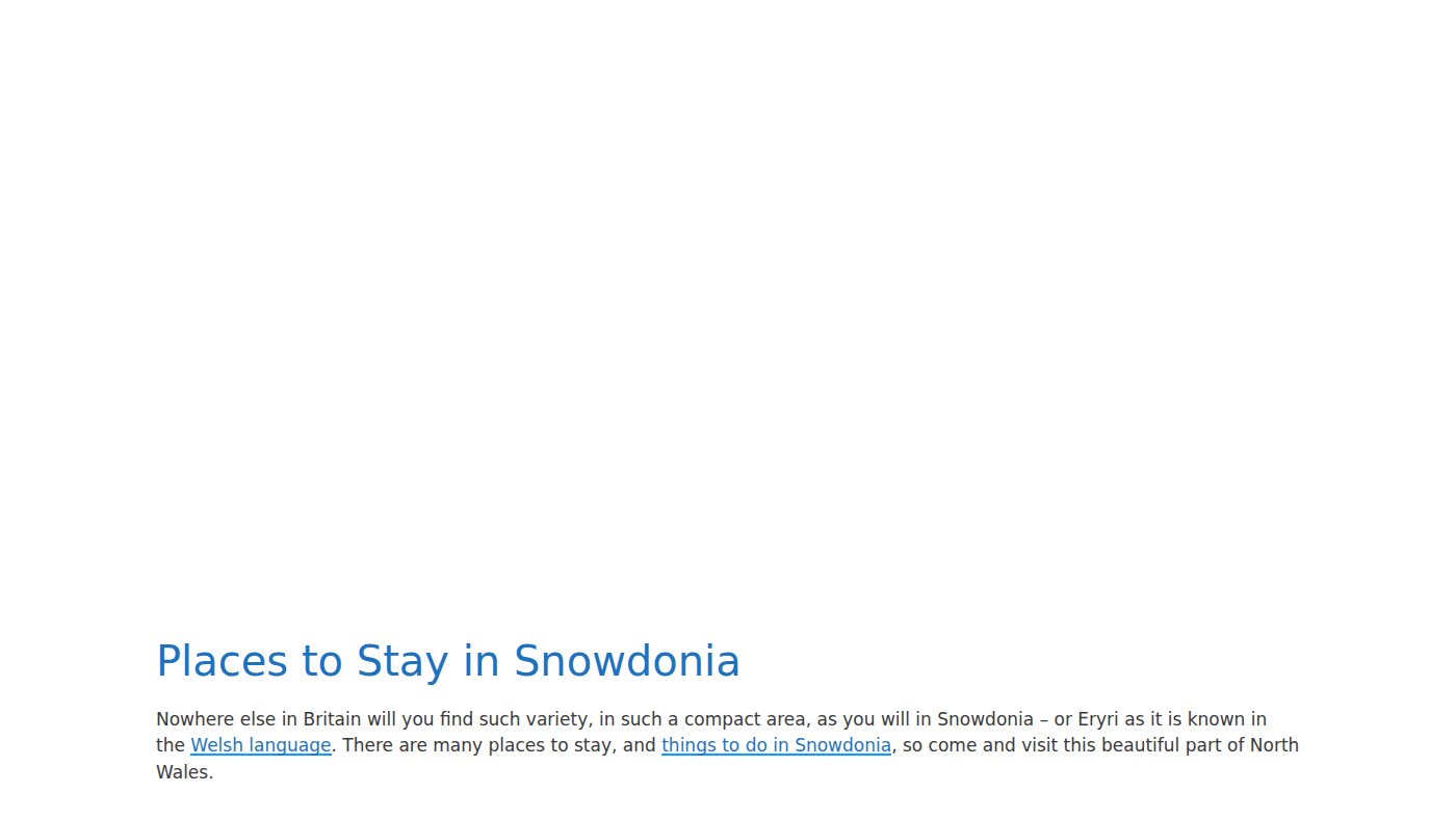 The home page of snowdonia-wales.net