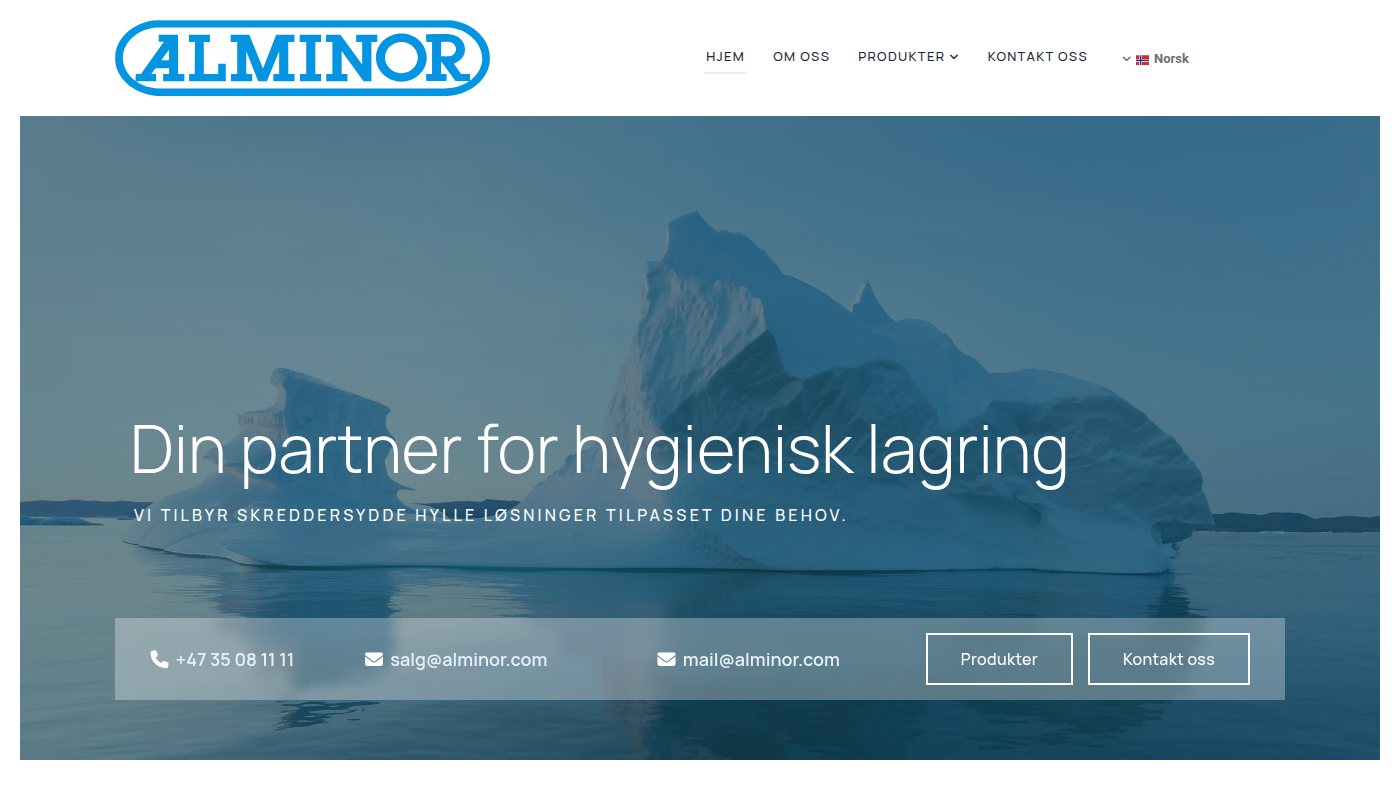 The home page of alminor.com