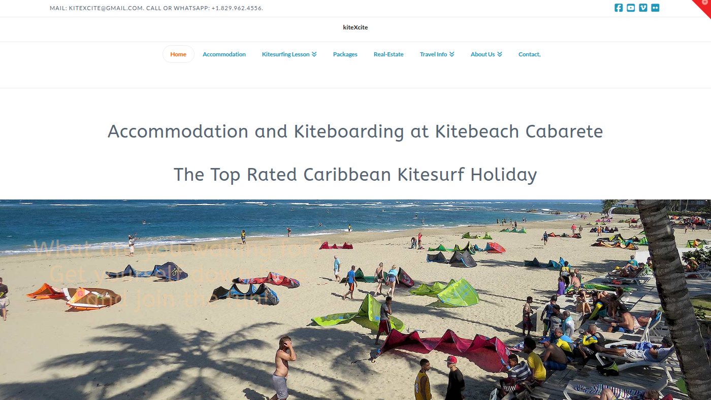 The home page of kitexcite.com