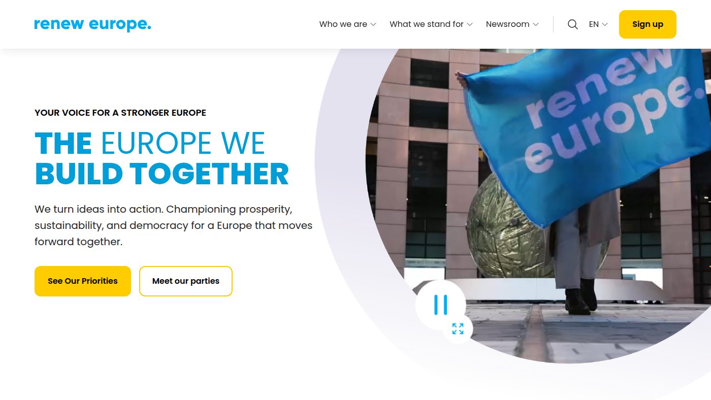 The home page of reneweuropegroup.eu
