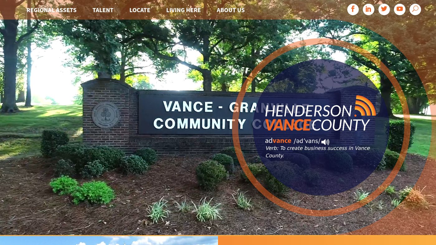 The home page of vancecountyedc.com