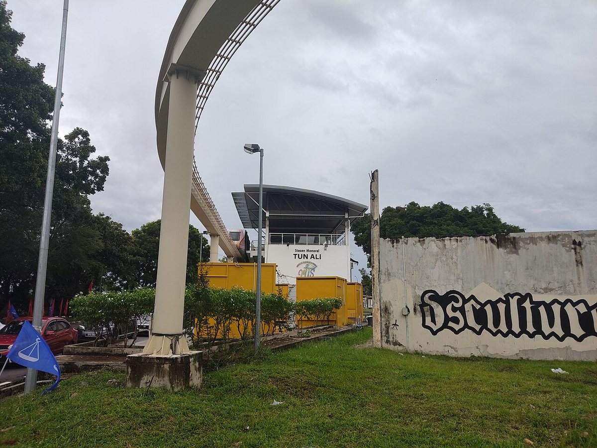 The Abandoned Monorail of Melaka in Melaka, Malaysia