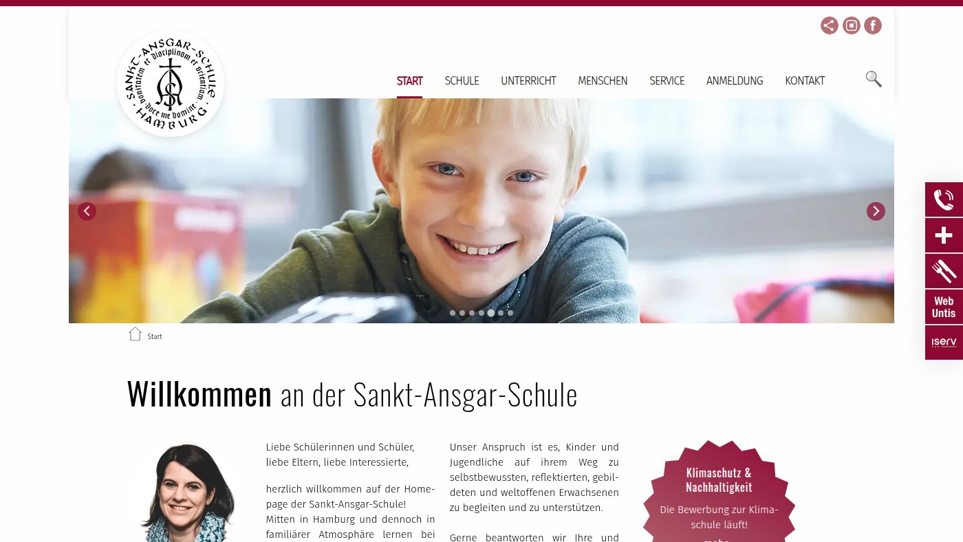 The home page of sankt-ansgar-schule.de