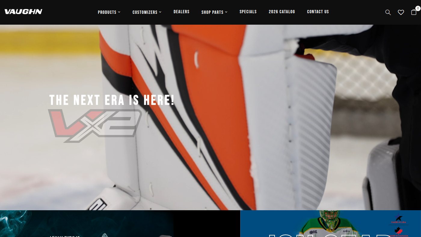 The home page of vaughnhockey.com