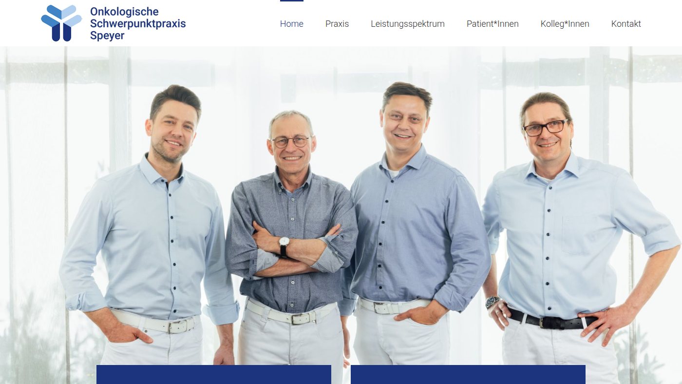 The home page of onkologie-speyer.de