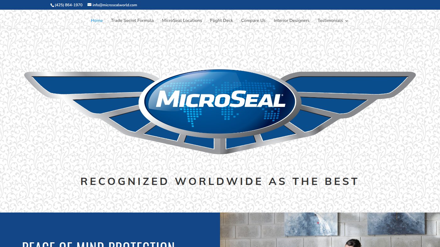 The home page of microsealinternational.com