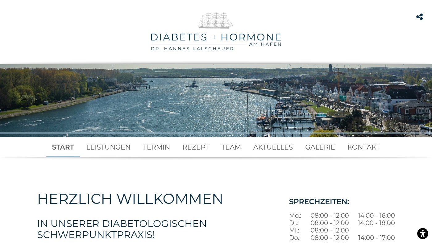 The home page of diabetes-und-hormone.de