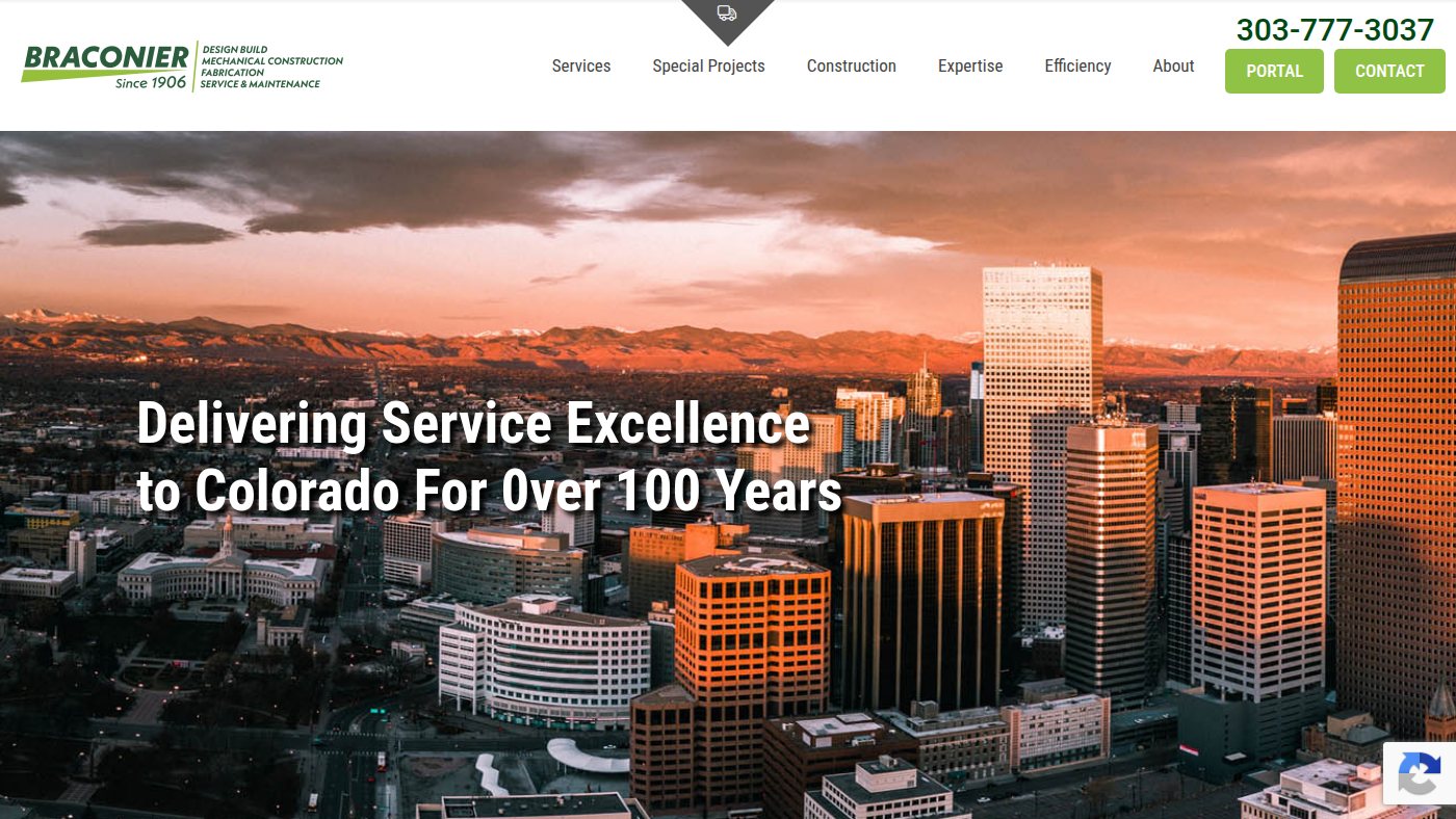 The home page of braconier.com