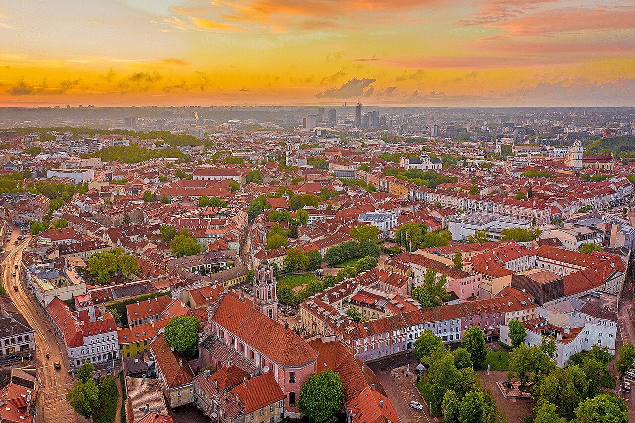 Vilnius Old Town by Augustas Didzgalvis