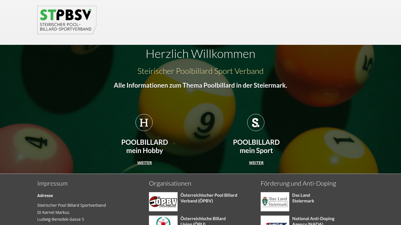 The home page of stpbsv.at