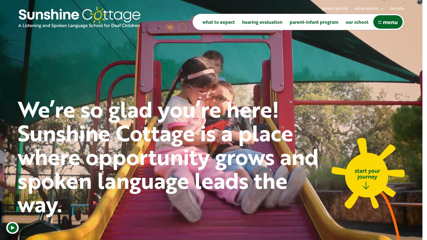 The home page of sunshinecottage.org