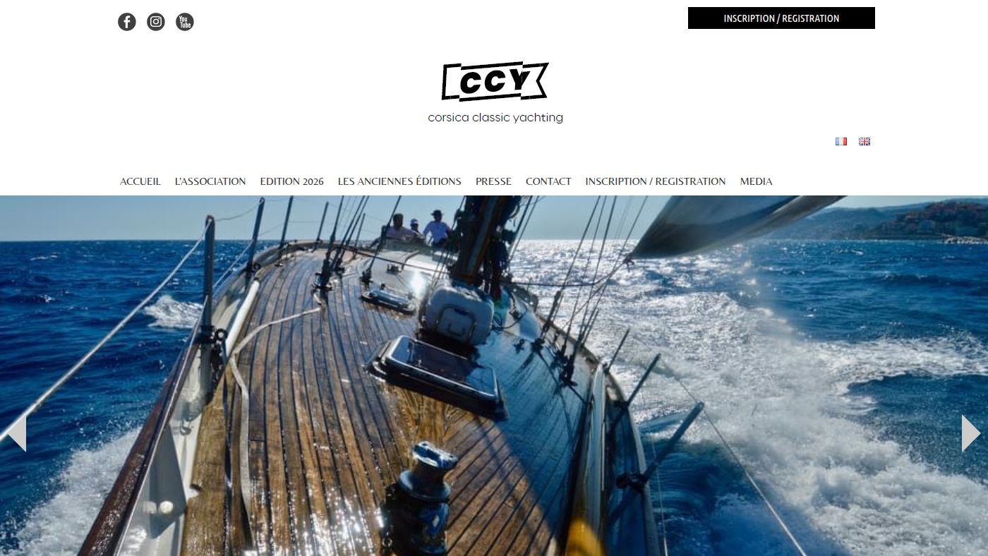 The home page of corsica-classic.com