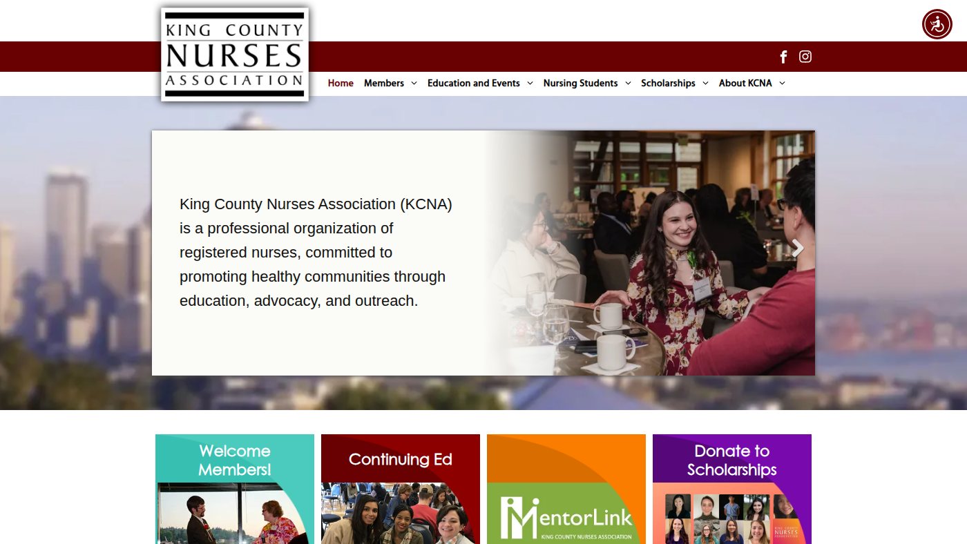 The home page of kcnurses.org