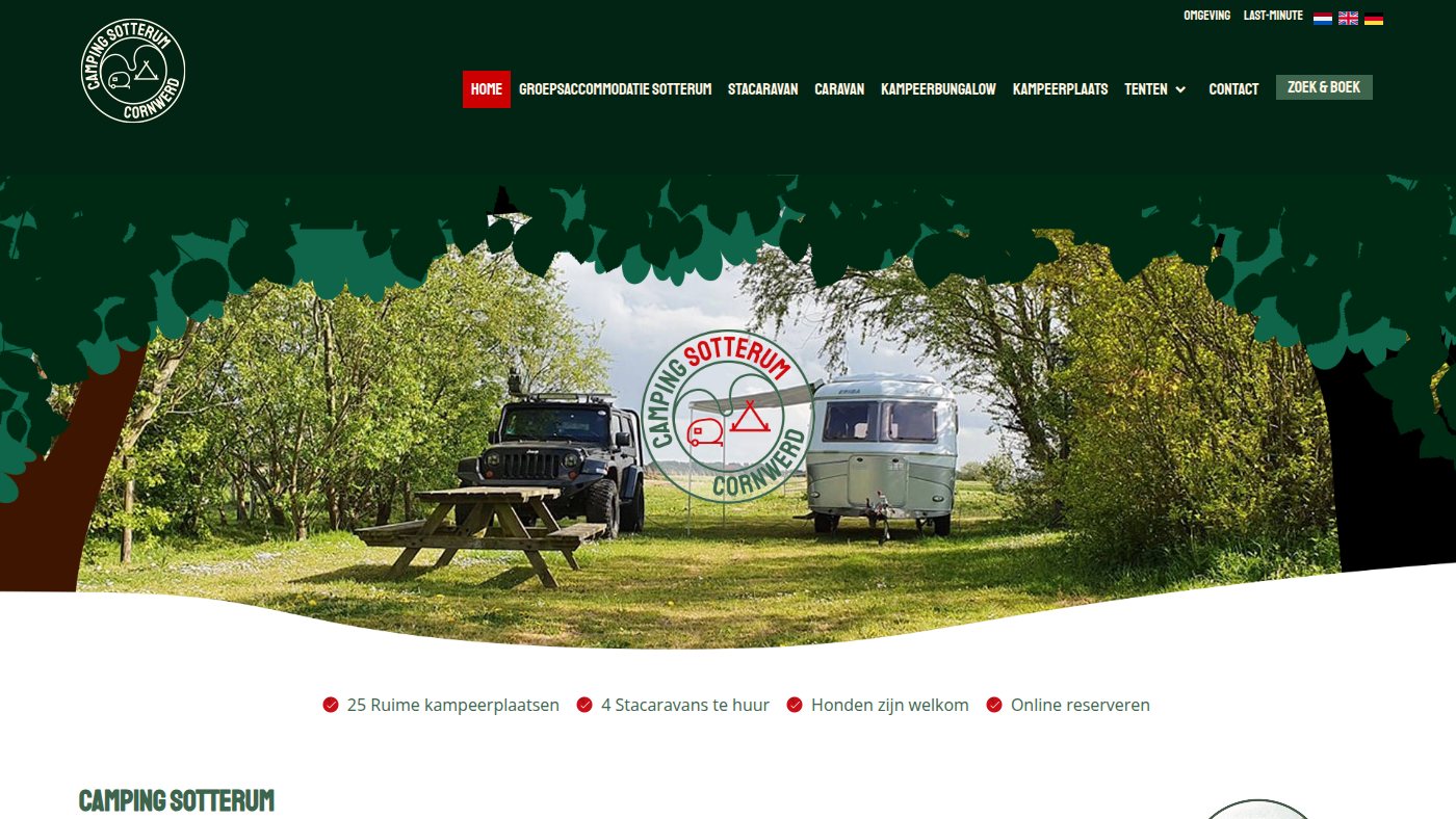 The home page of sotterum.nl