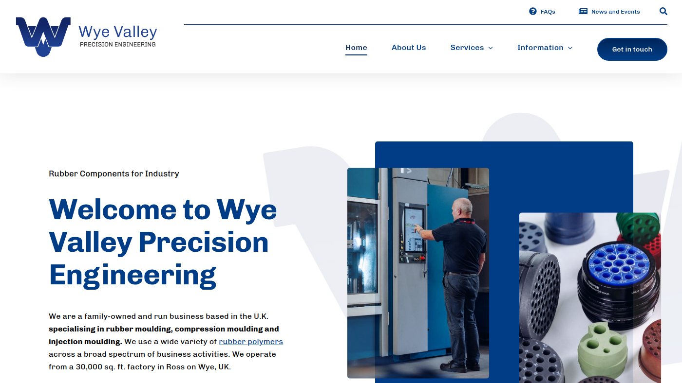 The home page of wye-valley.co.uk